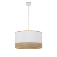 Colgante Olga 1xe27 Blanco/blanco-mad.clara Regx50x50 Cm