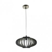 Colgante Sapelli 1xe27 Madera Cafe Regx35x35 Cm