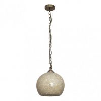 Colgante Tenor 1xe27 Cuero/Ambar Mosaico Regx30x30 Cm