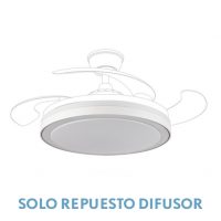 Difusor Ventilador Grande Esparta 110D Blanco (3 cogidas)