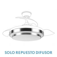 Difusor Ventilador Ibe Niquel (3 cogidas)