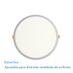 Downlight 15w 4000k Blanco Lejania 1x17,5x17,5 Cm 1425lm Empotrar Corte Ajustable 5-16d - Imagen 2