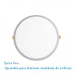 Downlight 15w 5500k Blanco Lejania 1x17,5x17,5 Cm 1425lm Empotrar Corte Ajustable 5-16d - Imagen 2