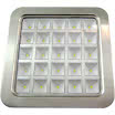 Downlight Cuad. Amon Led 16w Niquel 6500k 18x18 Cm corte 15,5x15,5 Cm
