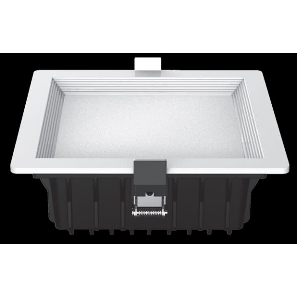 Downlight Led Intego Cuadrado 26w 1490lm 7x18x18 Cm Blanco 4000k Corte 15,5x15,5 Cm