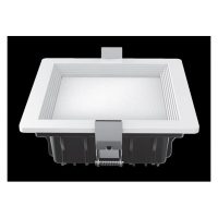 Downlight Led Intego Pro Cuadrado 21w 1130lm 6x14x14  Cm Blanco 6400k Corte 12x12 Cm