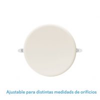 Downlight Led Smd Migmatita 24w 4000k Blanco 2400lm 2x17,5x17,5 Cm Corte Ajustable (7-15,5)