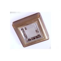 Downlight Sup. Cuadrado 2xe27 Cuero 6x25x25 Cm