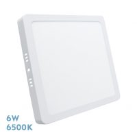 Downlight Superficie Cuadrado Selenita 6w 6500k Blanco 540 Lm 2,8x12x12 Cm