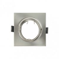 Empotrable  Orient. Magura 1xgu10  Cuad. Niquel  2,5x8,2x8,2  Cm Corte 6 Portalamparas Incluido