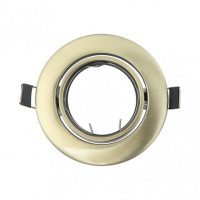 Empotrable  Orient. Magura 1xgu10  Red.cuero  2,5x9x9 Cm Corte 6 Portalamparas Incluido