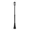 Farola Exterior Aluminio Caelum 1xe27 Negro Ip44 228x18x18 Cm - Imagen 2