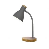 Flexo Epiro 1xe27 Gris/haya 40x15x15cm