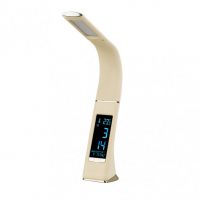 Flexo Flexib. 5w Barita 4000k Beis/cromo Digital  400lm C/fecha-hora-temp.3 Grados Intens