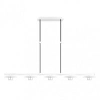 Lampara Ciudad Del Cabo 5l 30w 4000k  Blanco/plata Regx104x15 Cm 2400 Lm