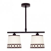 Lampara Dalia 2xe14 Beis/marrón Regx40x16 Cm