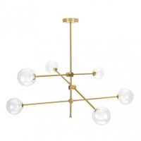 Lampara Jerusalen 6xg9 Bronce 72x90x90 Cm