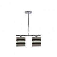 Lampara Karla 2xe14 Topo/beis Regx43x14 Cm