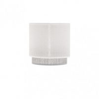 Pantalla Lampara Kenya E14 Blanca/gris 14Dx12dx14h