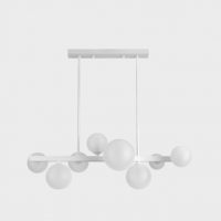 Lampara Lozolla 8xg9 Blanca  Regx75x22,5 cm