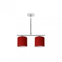 Lampara Planetario Cromo/rojo 2xe14 (62x43)