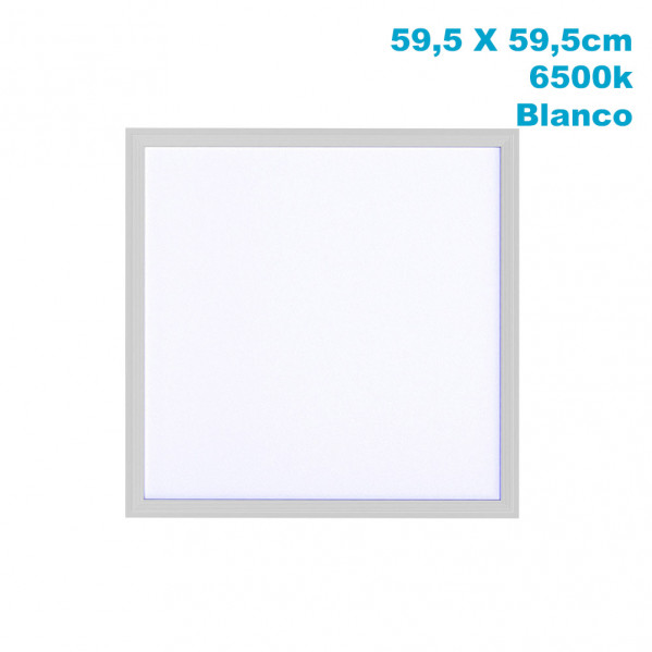 Panel Led 48w 6500k Lino Blanco 4800lm 1x59,5x59,5 Cm Corte 59x59 Cm