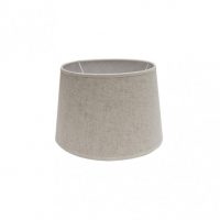 Pantalla Agueda E27 Beis 25dx20dx15h Conica Abierta