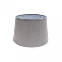 Pantalla Agueda E27 Gris 30dx22dx17h Conica Abierta