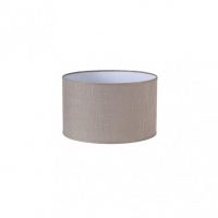 Pantalla Cilindrica Happy E27 Lino Gris 30dx30dx20h