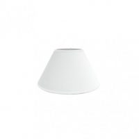 Pantalla Clara E27 Blanca 25dx11dx16h Conica Cerrada