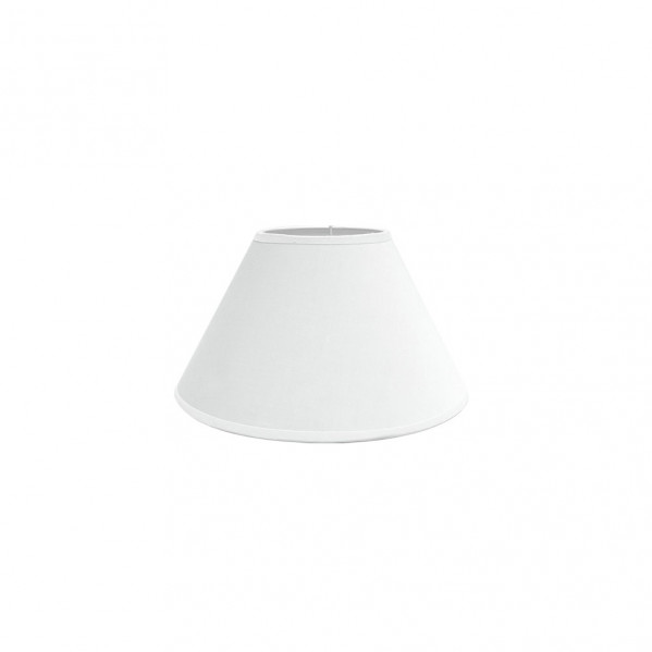 Pantalla Clara E27 Blanca 25dx11dx16h Conica Cerrada