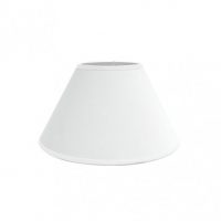 Pantalla Clara E27 Blanca 35dx18dx23h Conica Cerrada