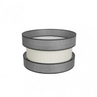 Pantalla Colg./pie Salon Home E27 Gris-beis 40dx40dx24h