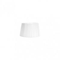 Pantalla Laura E27 Blanca 20dx15dx12h Conica Abierta