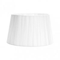 Pantalla Laura E27 Blanca 45dx35dx30h Conica Abierta