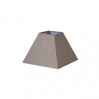 Pantalla Piramide Tenorio E27 Lino Gris 30dx13dx22h