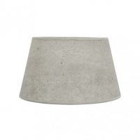 Pantalla Salma E27 Cemento Gris 40dx30dx25h Conica  Abierta