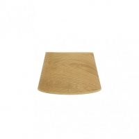 Pantalla Salma E27 Madera Clara 25dx20dx15h Conica