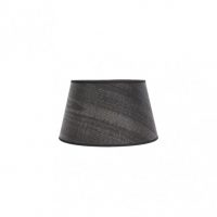 Pantalla Salma E27 Madera Negra 25dx20dx15h Conica