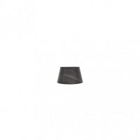 Pantalla Salma Pinza Madera Negra 10dx8dx8h  Conica Abierta