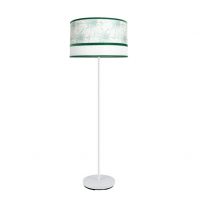 Pie Salon Caledonia 1xe27 Blanco/verde 168x40x40cm