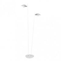 Pie Salon Ciudad Del Cabo 2l 12w 4000k Blanc/plata150x30x25 Cm 1080 Lm Dirigible Y Orientable