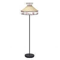 Pie Salon Constantinopla 1xe27 Beis/rojo 156x40x40cm