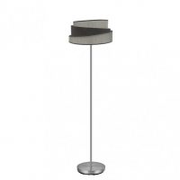 Pie Salon Hara 1xe27 Niquel/gris 162x40x40 Cm