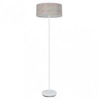 Pie Salon Jerte 1xe27  Blanco/cemento Gris 165x40x40 Cm