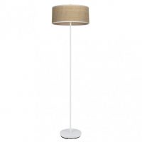 Pie Salon Jerte 1xe27  Blanco/natural 165x40x40 Cm