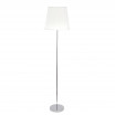 Pie Salon Maldivas 1xe27 Cromo/blanco 175x40x40 Cm