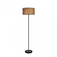 Pie Salon Tapiro 1xe27 Pergamino/negro 162x40x40 Cm