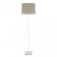 Pie Salon Vera 1xe27 Blanco/beis 163x40x40 Cm