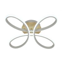 Plafon Bandeira 104w 3000-4000-6500k Blanco/haya 11440  Lm C/remoto,memoria Y Reg.intensidad 12x42,5x42,5cm